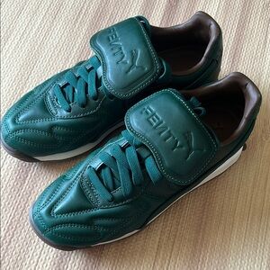 Puma Fenty Green Sneakers-Rihanna Fenty Dark Myrtle (Women's)